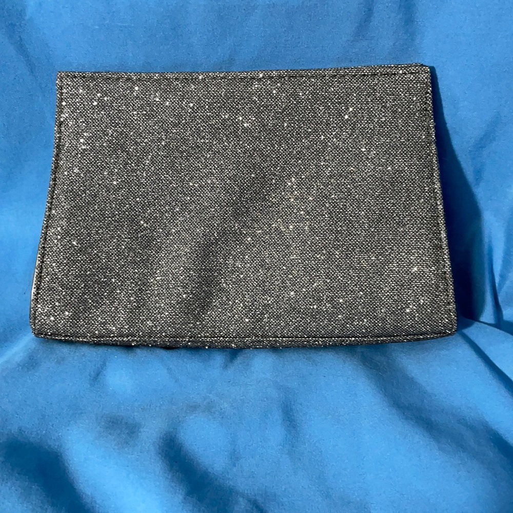 PRICE DROP!! Gray Sparkling Clutch. Lancôme.